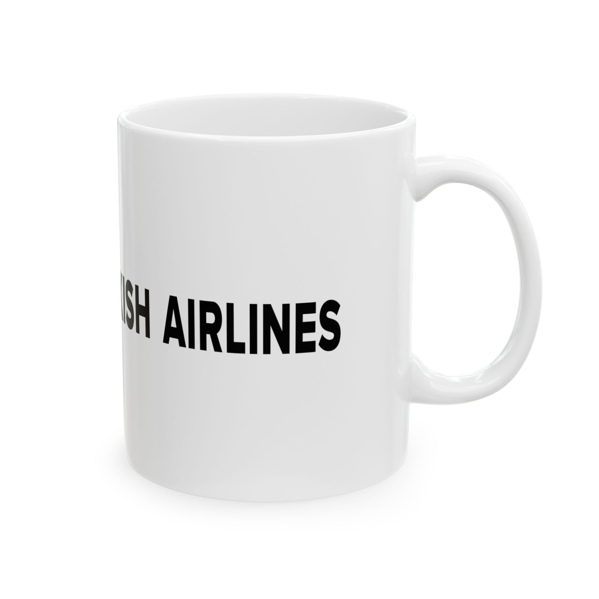 Turkish Airlines Logo Ceramic Mug — 11oz & 15oz Coffee Cup